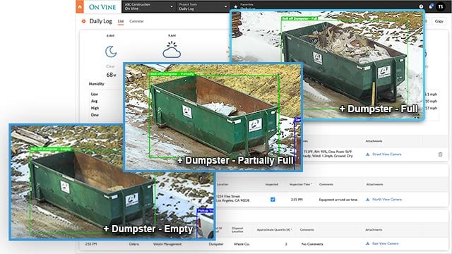 Dumpster Monitoring with AI